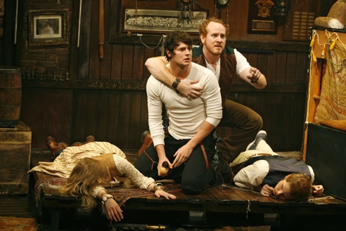 Kate Cullen Roberts, Benjamin Walker, Darren Goldstein, and Jeff Hiller at 