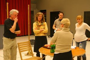 Rob Riley, Linda Gehringer, Coburn Goss, Stephanie Childers and Wendy C. Goldberg Photo