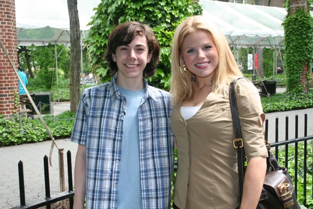 Henry Hodges and Megan Hilty at 