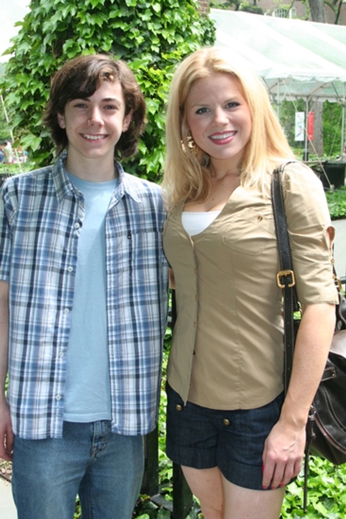 Henry Hodges and Megan Hilty at 