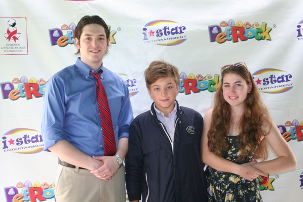 C.J. Dunne, Michael Gallego and Nicole Gilette at Hilty, Hodges & AVENUE Q Cast at 'Broadway Salutes Pet Rocks'
