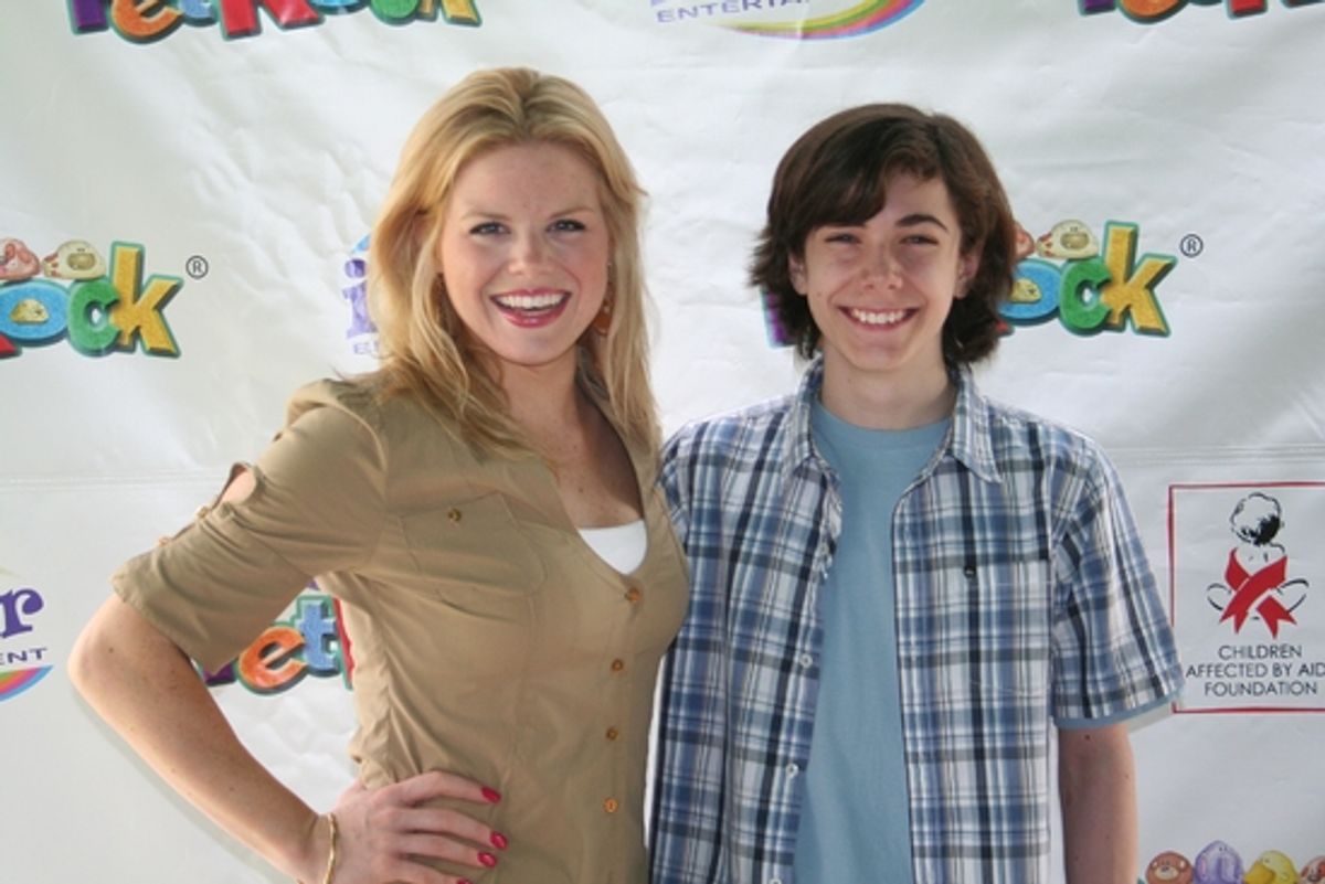 Megan Hilty and Henry Hodges at 