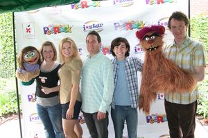 Kate Monster, Carey Anderson, Megan Hilty, Joel Rozenzweig (President I-Star Entertai Photo