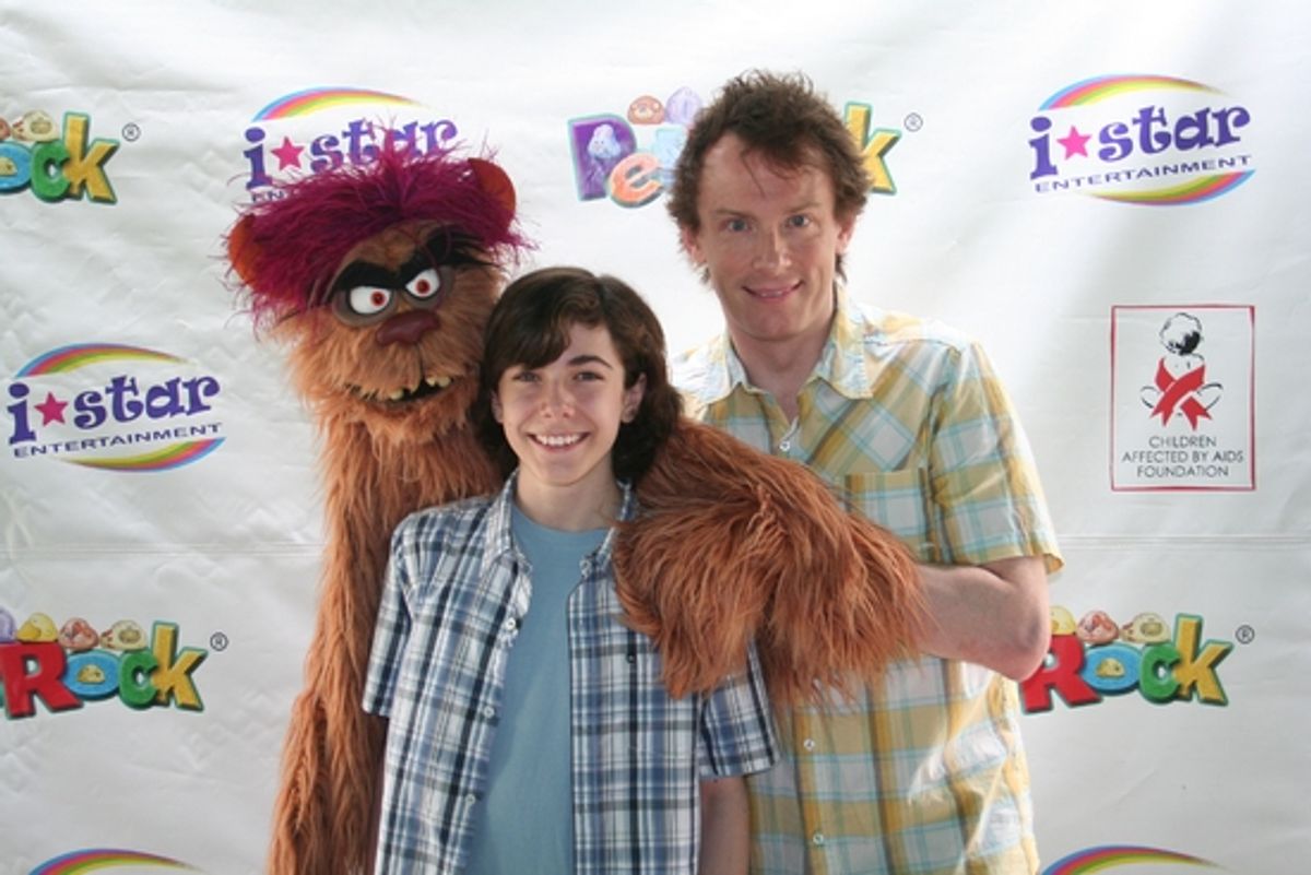 Trekkie Monster, Henry Hodges and Christian Anderson at Hilty, Hodges & AVENUE Q Cast at 'Broadway Salutes Pet Rocks'