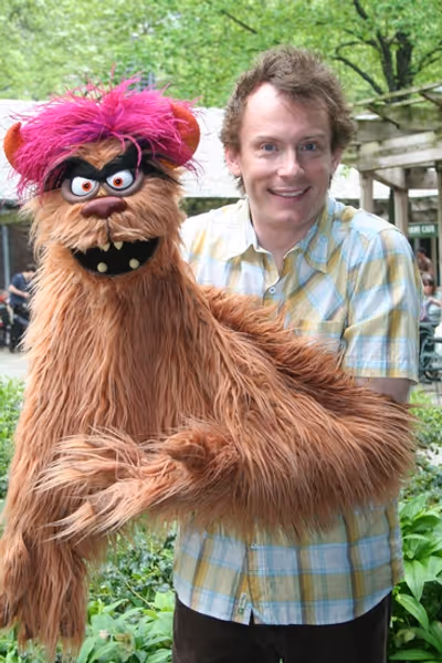 Trekkie Monster and Christian Anderson Photo