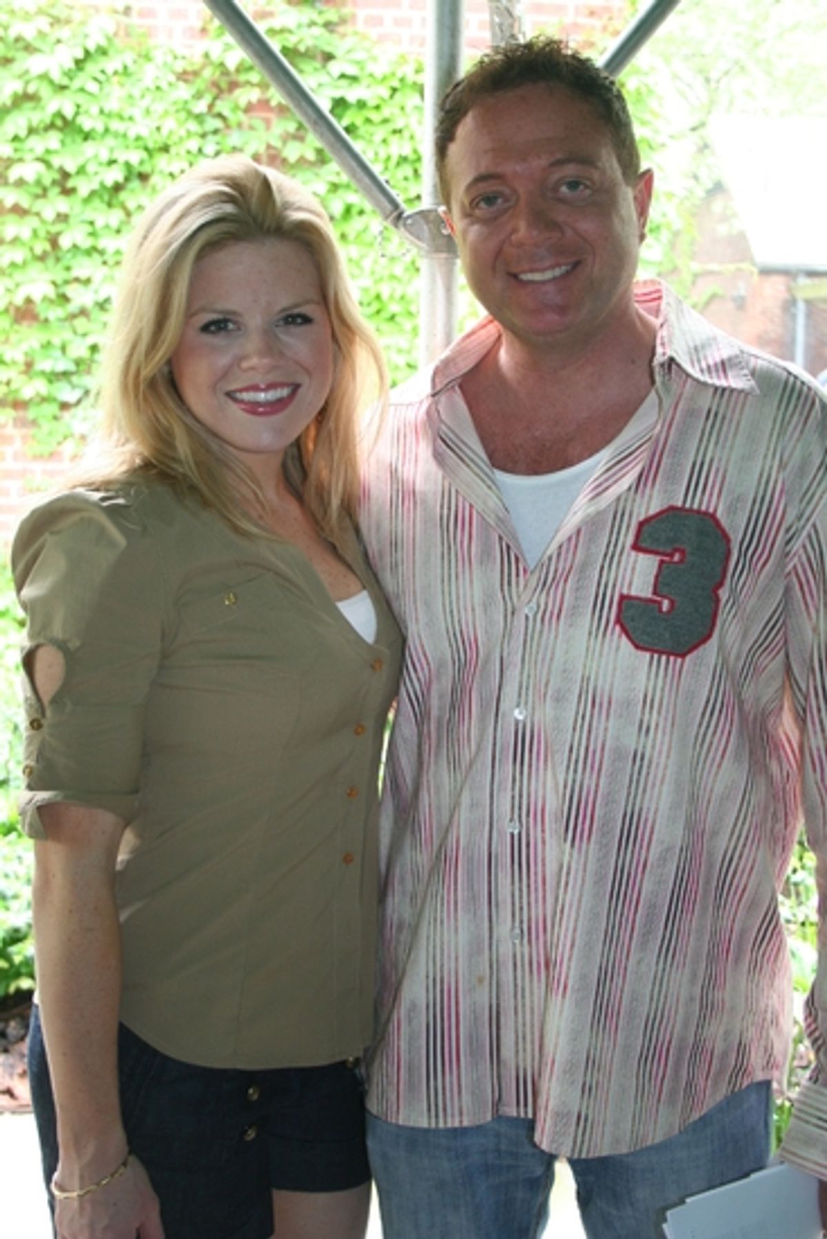 Megan Hilty and Johnny Rock at 