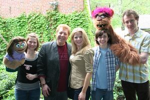 Kate Monster, Carey Anderson, Megan Hilty, Robert R. Blume, Henry Hodges, Trekkie Monster and Christian Anderson @ BroadwayWorld Kate Monster, Carey Anderson, Megan Hilty, Robert R. Blume, Henry Hodges, Trekkie Mo Photo