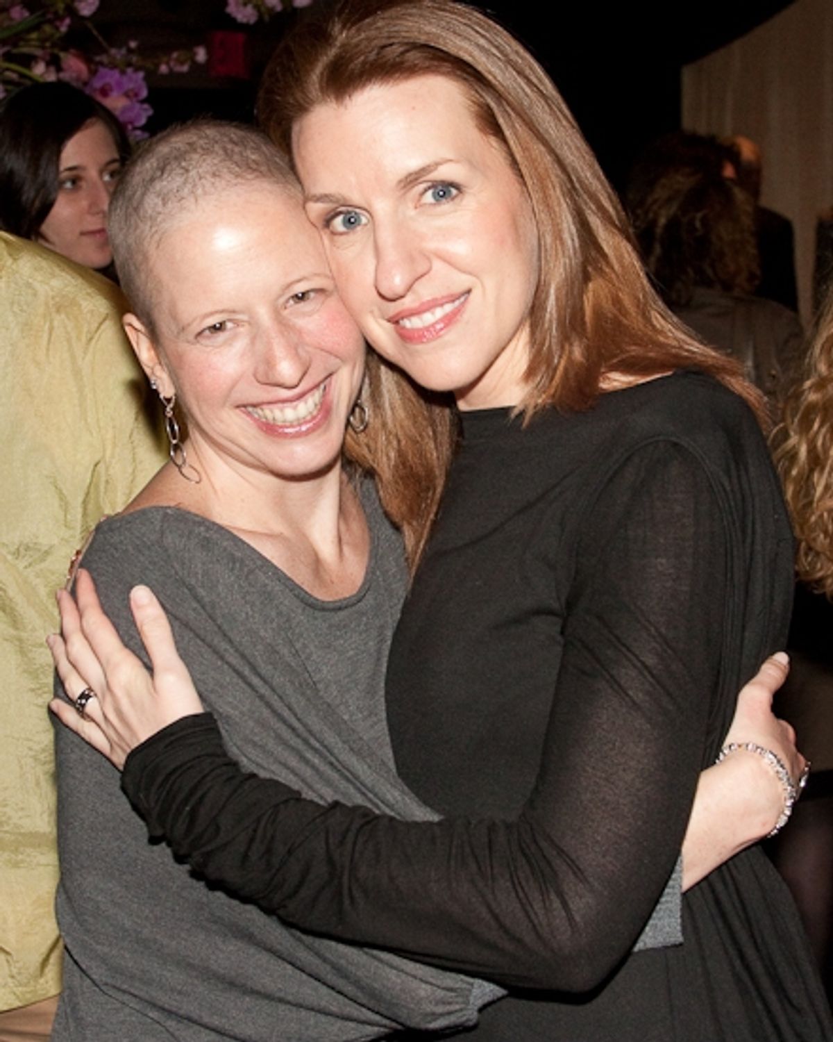 Breast Cancer Survivor Jessica Moser and Susan Blackwell at The Pink Campaign on Broadway!