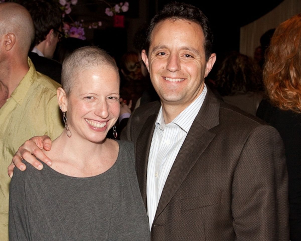 Jessica Moser and husband at The Pink Campaign on Broadway!