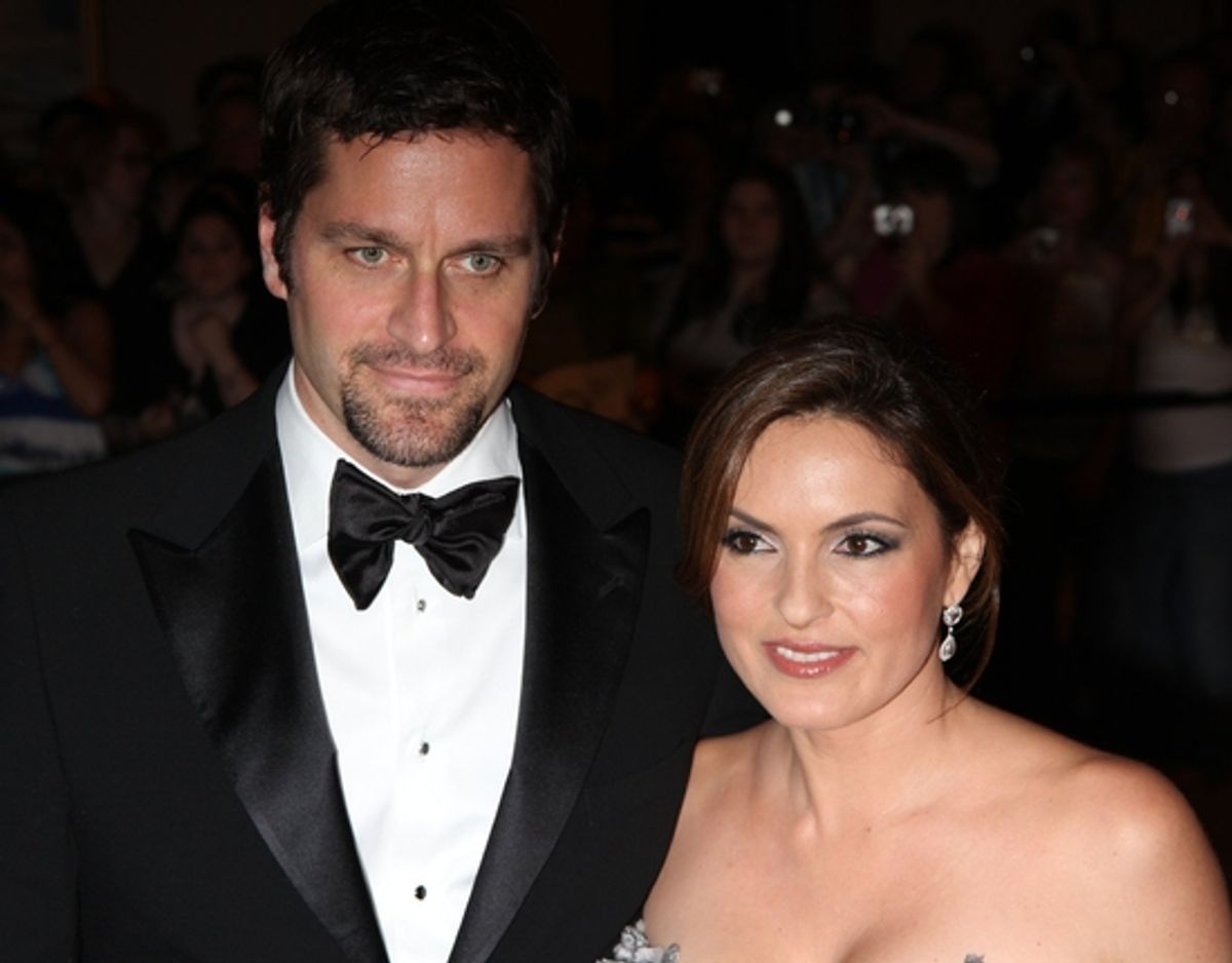 Peter Hermann and Mariska Hargitay at 