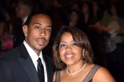 Ludacris with his mother Photo