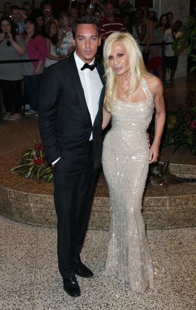 Jonathan Rhys Myers & Donatella Versace Photo