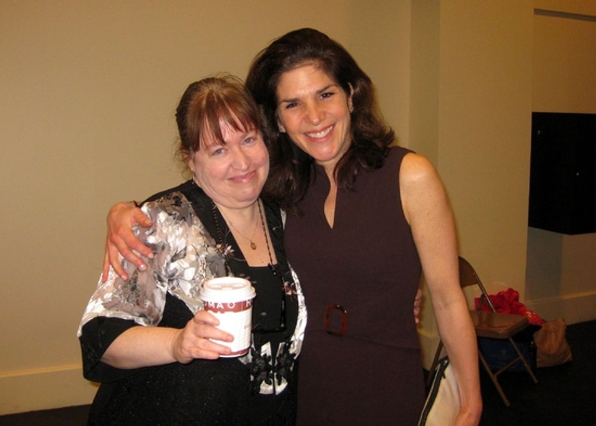 Music Director Sariva Goetz and Laura Patinkin at 