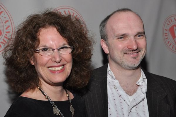 Playwright Leslie Ayvazian and Director Christian Parker are in rehearsal for the wor Photo