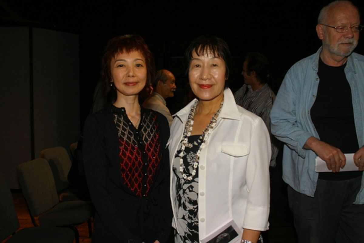 Playwright Chiori Miyagawa and Ms. Toshiko Tanaka at Hiroshima Survivors Attend THE HIROSHIMA PROJECT 