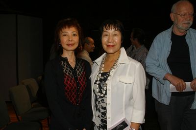 Playwright Chiori Miyagawa and Ms. Toshiko Tanaka Photo