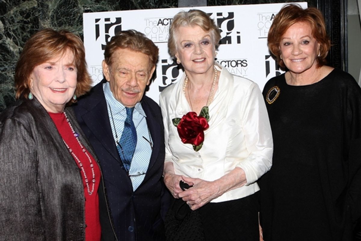 Anne Meara, Jerry Stiller, Angela Lansbury and Cynthia Harris at 