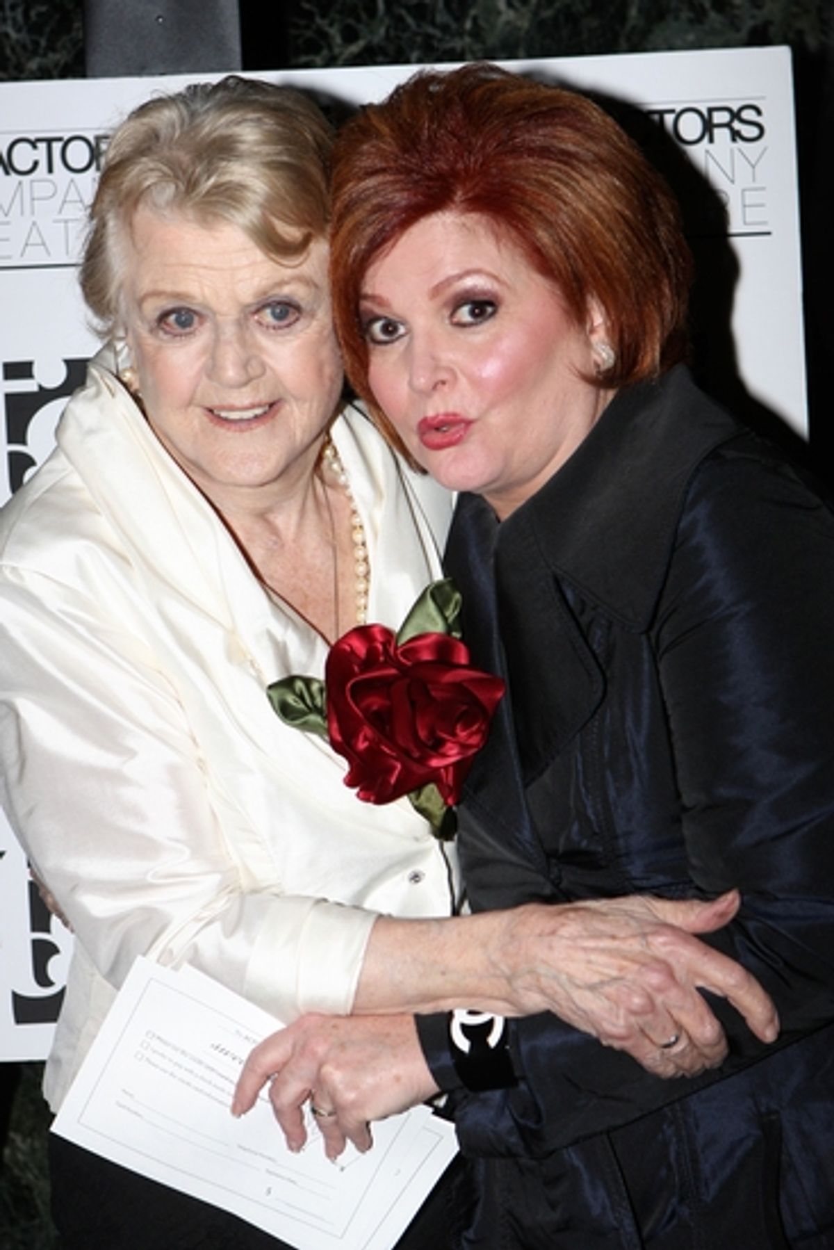 Angela Lansbury and Faith Prince at 