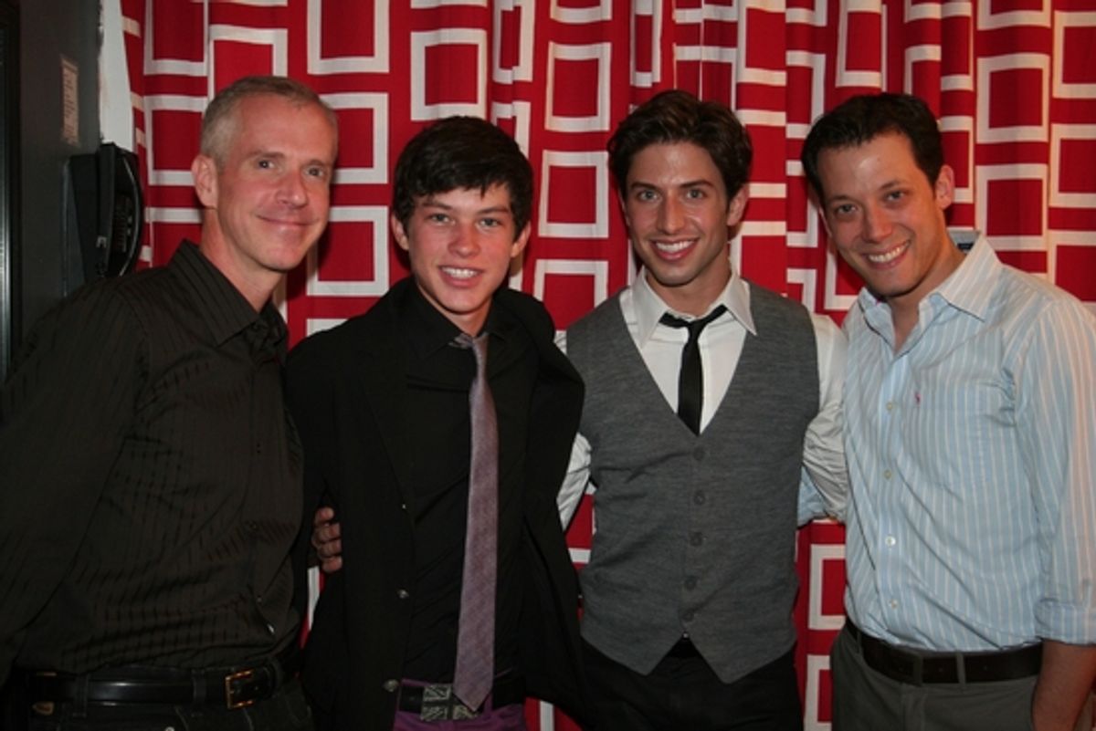 Tom Andersen, Graham Phillips, Nick Adams and John Tartaglia at 