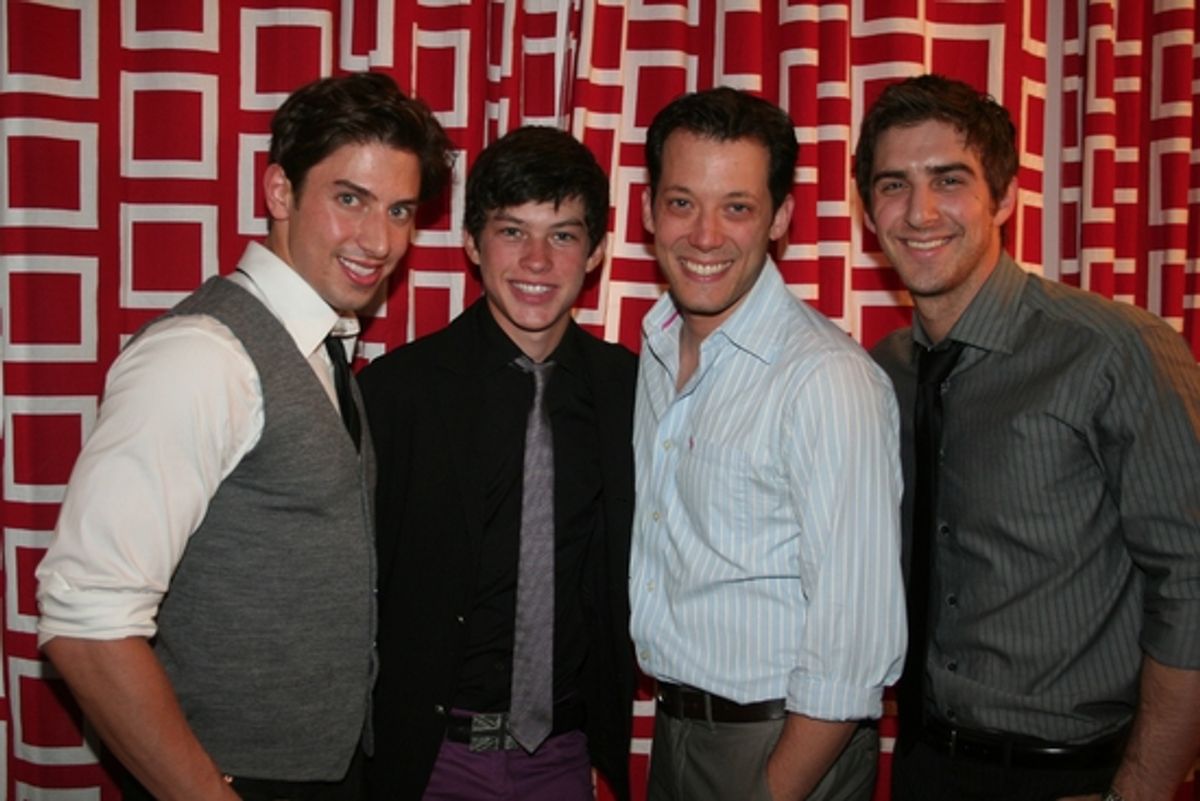 Nick Adams, Graham Phillips, John Tartaglia and Cody Green at 
