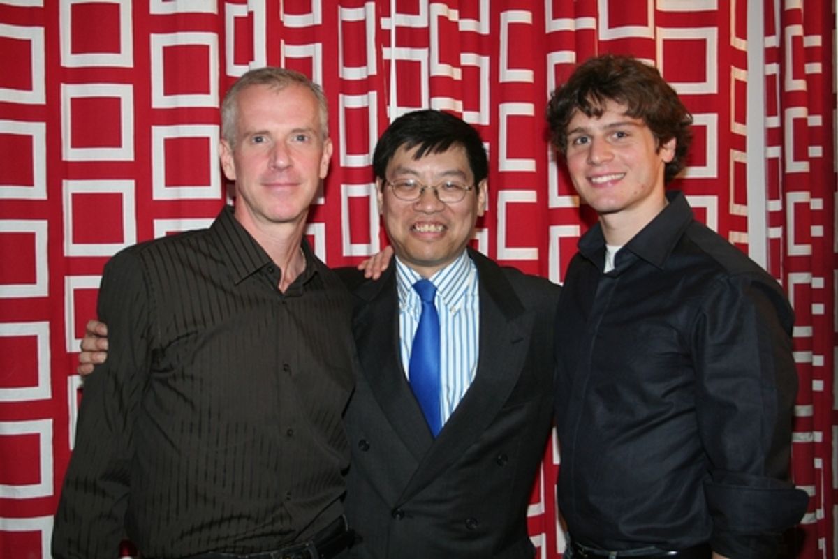 Tom Andersen, Wayman Wong and Jonathan Groff at 