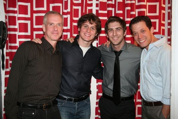 Tom Andersen, Jonathan Groff, Cody Green and John Tartaglia Photo