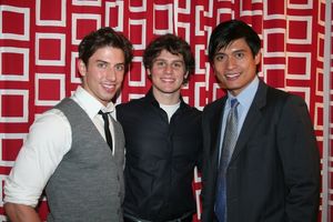 Nick Adams, Jonathan Groff and Paolo Montalban @ BroadwayWorld Nick Adams, Jonathan Groff and Paolo Montalban Photo