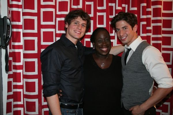 Jonathan Groff, Yolanda Culler and Nick Adams Photo