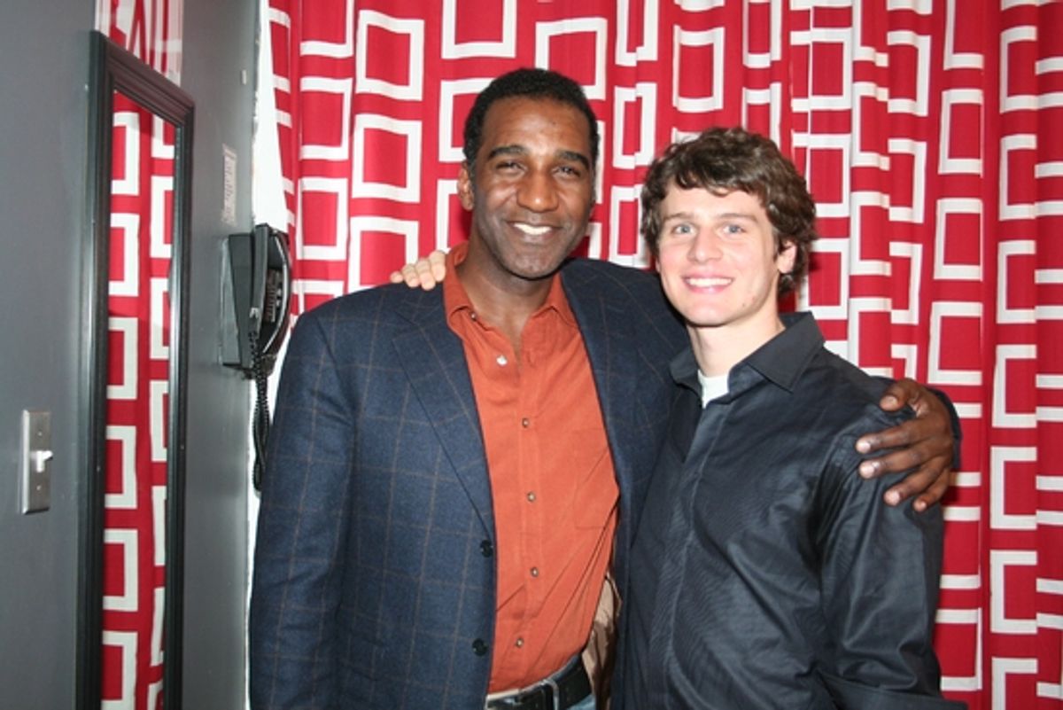 Norm Lewis and Jonathan Groff at 