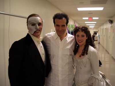 Anthony Crivello, David Copperfield and Kristi Holden Photo