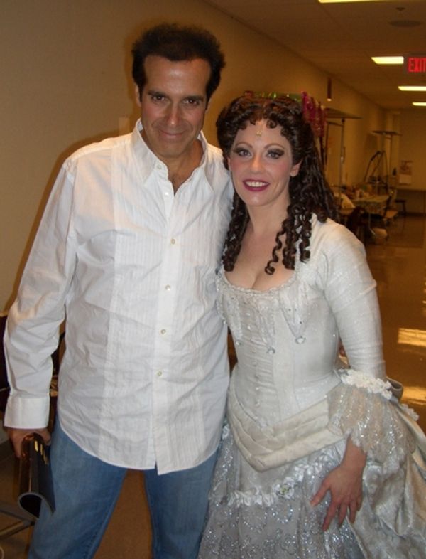 David Copperfield and Kristi Holden Photo
