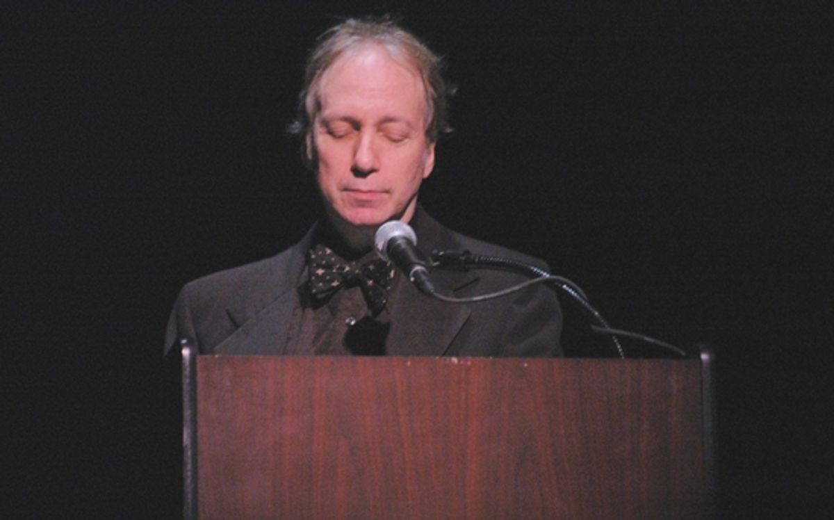 Scott Siegel, Creator, writer and our host for the evening starts the show at The Broadway Musicals of 1944 at Town Hall