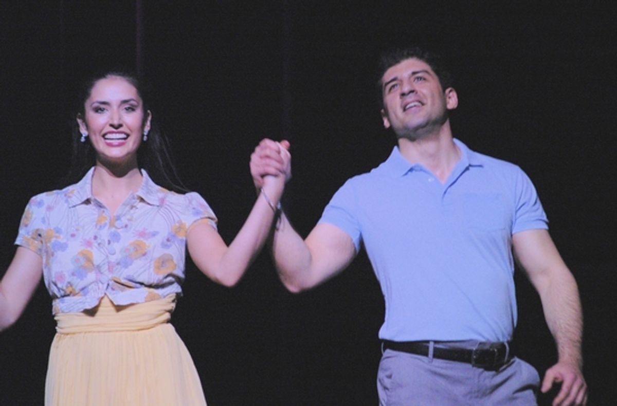 Melinda Sullivan and Tony Yazbeck at The Broadway Musicals of 1944 at Town Hall