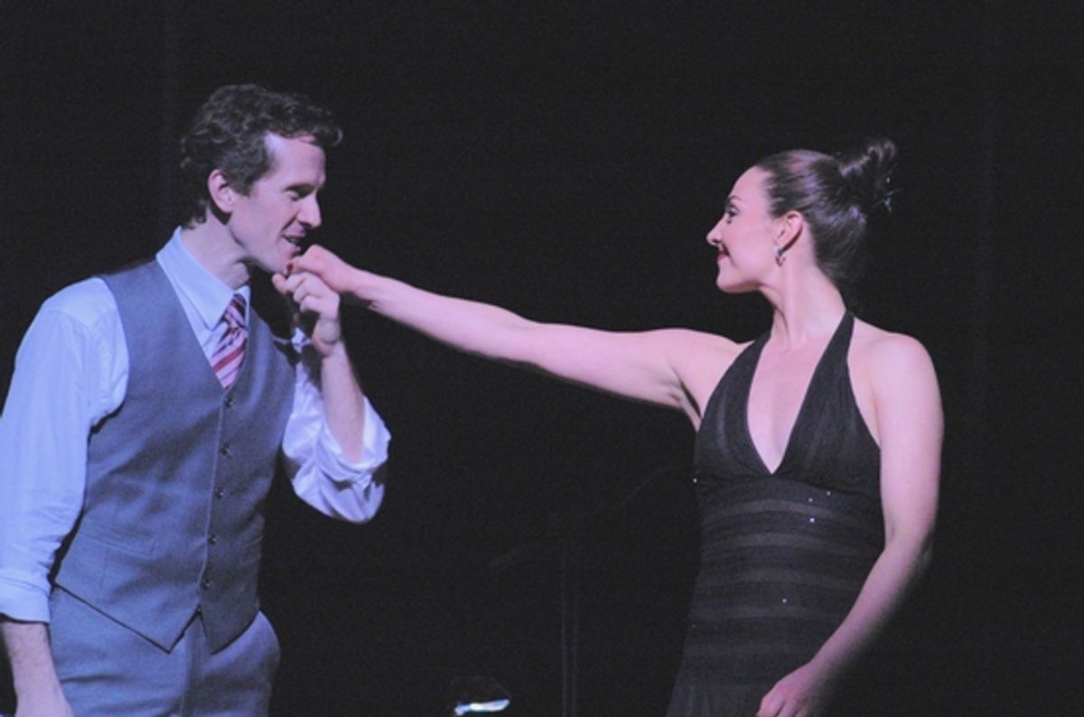 Jeffry Denman and Shannon Lewis at The Broadway Musicals of 1944 at Town Hall