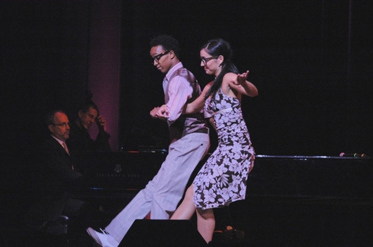 Performer and Melinda Sullivan at The Broadway Musicals of 1944 at Town Hall
