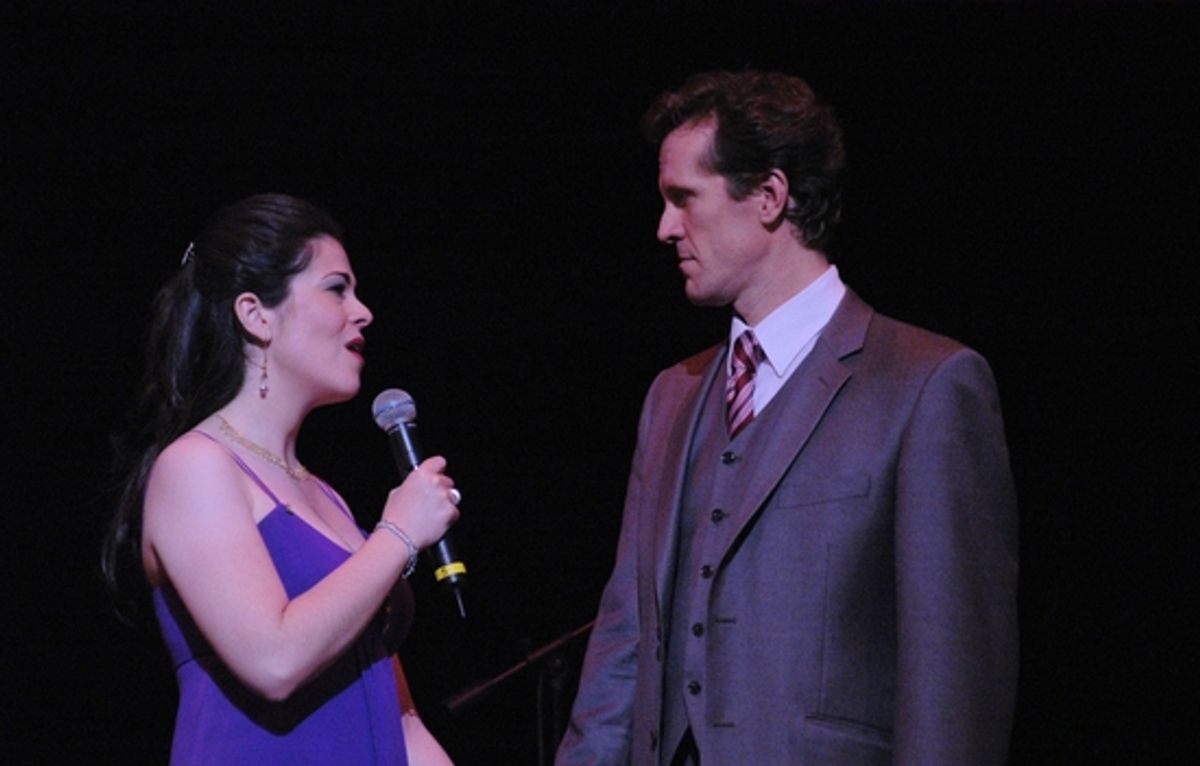 Sarah Jane McMahon and Jeffry Denman at The Broadway Musicals of 1944 at Town Hall