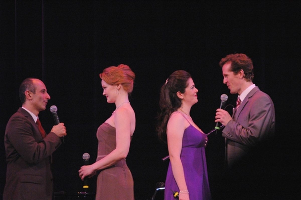Stephen DeRosa, Kate Baldwin, Sarah Jane McMahon and Jeffry Denmam at 