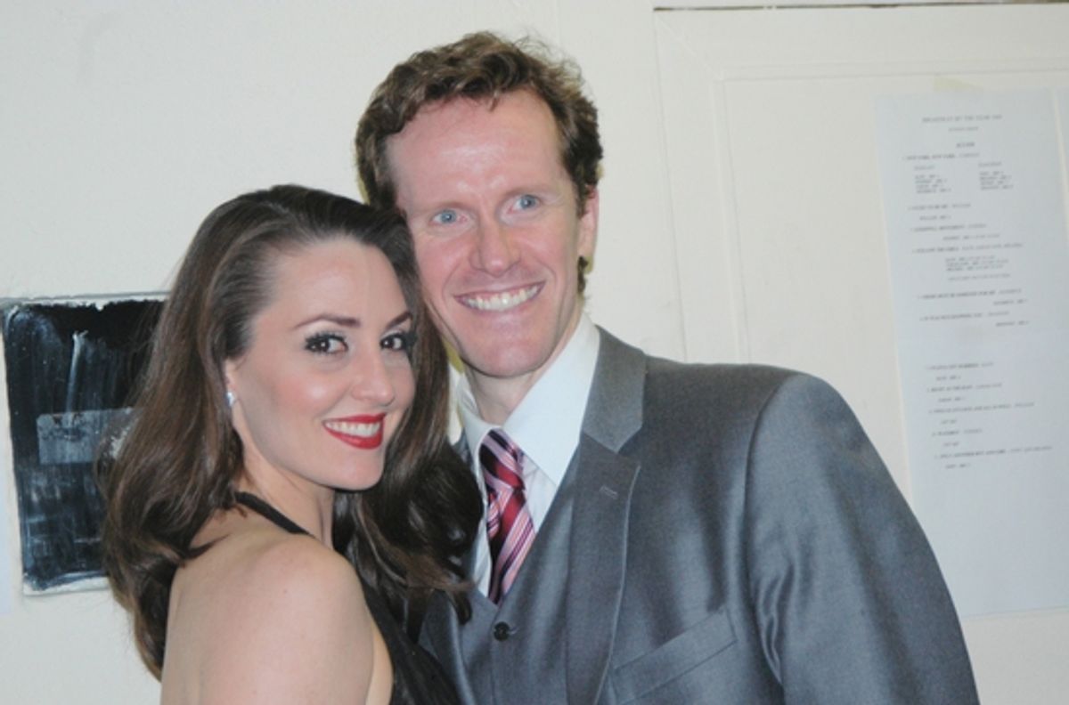 Shannon Lewis and Jeffry Denman at The Broadway Musicals of 1944 at Town Hall