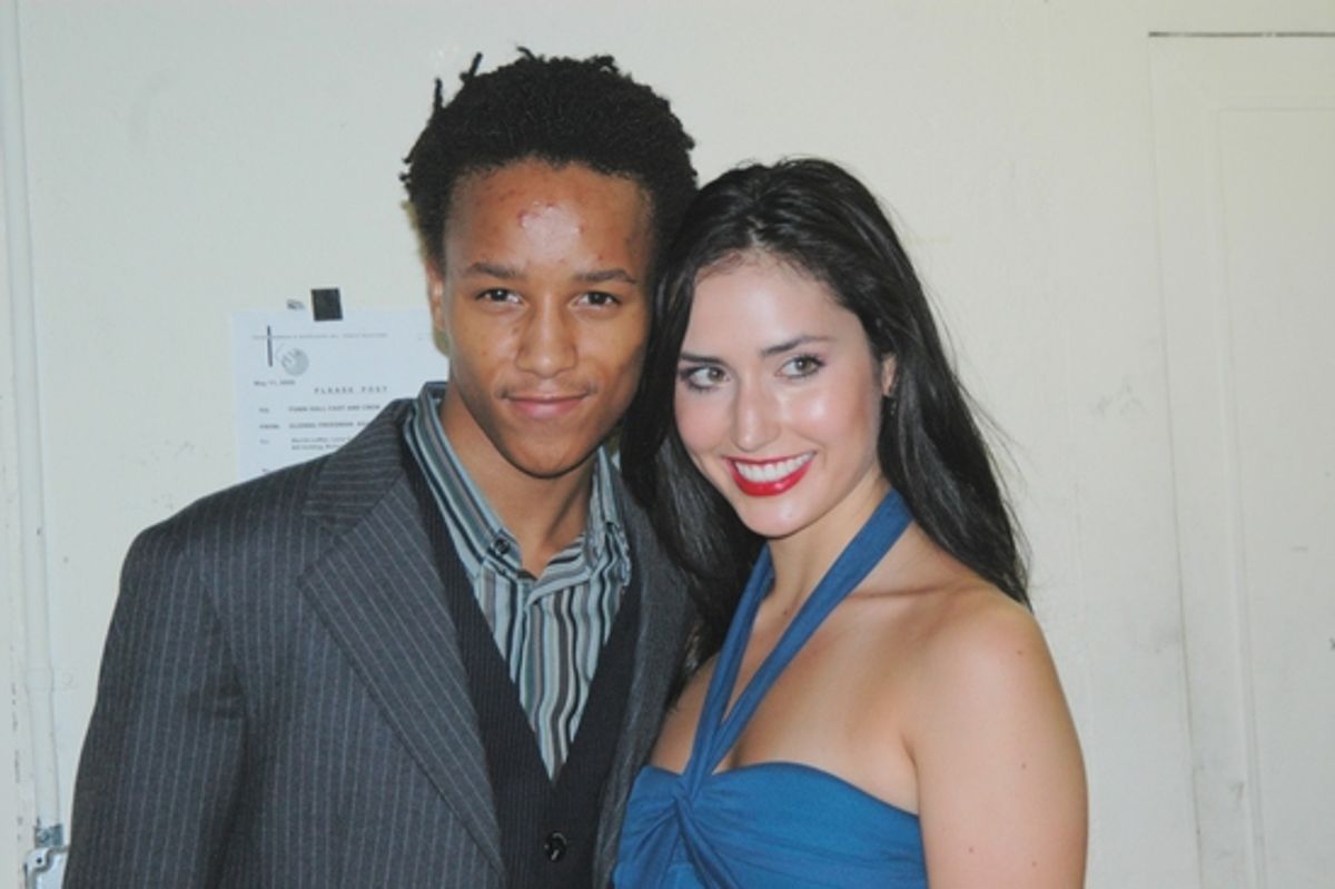 Kendrick Jones and Melinda Sullivan at The Broadway Musicals of 1944 at Town Hall