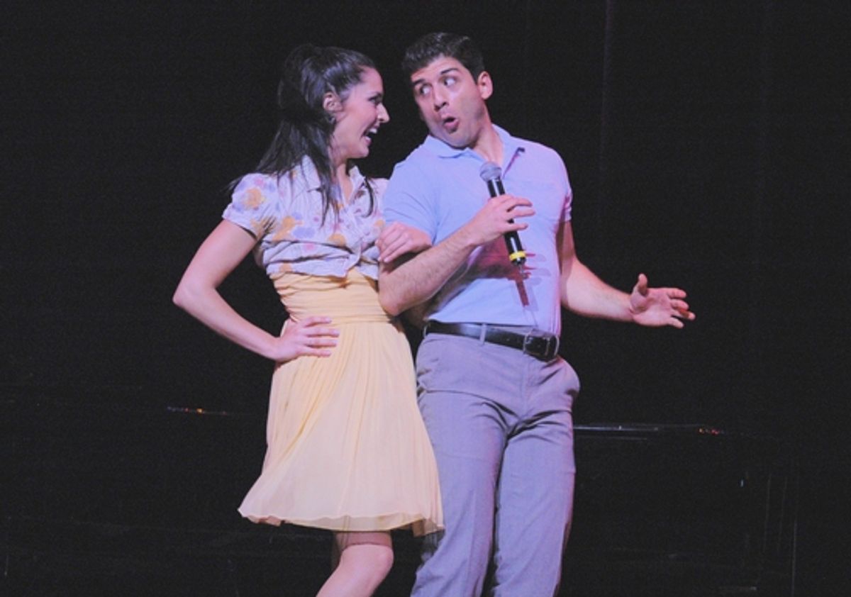 Melinda Sullivan and Tony Yazbeck at The Broadway Musicals of 1944 at Town Hall