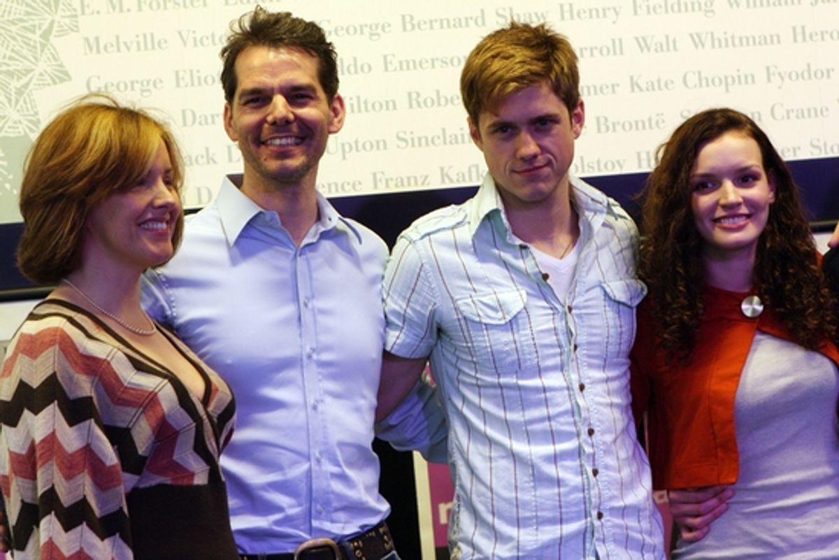 Alice Ripley, J. Robert Spencer, Aaron Tveit and Jennifer Damiano at 