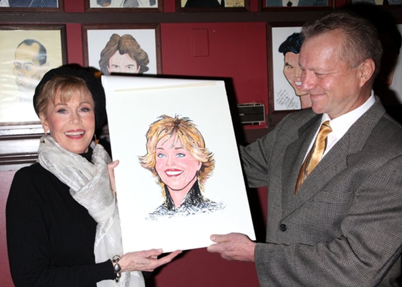 Photo Coverage: 33 Variations Star Jane Fonda's Caricature Unveiled at Sardi's  Image