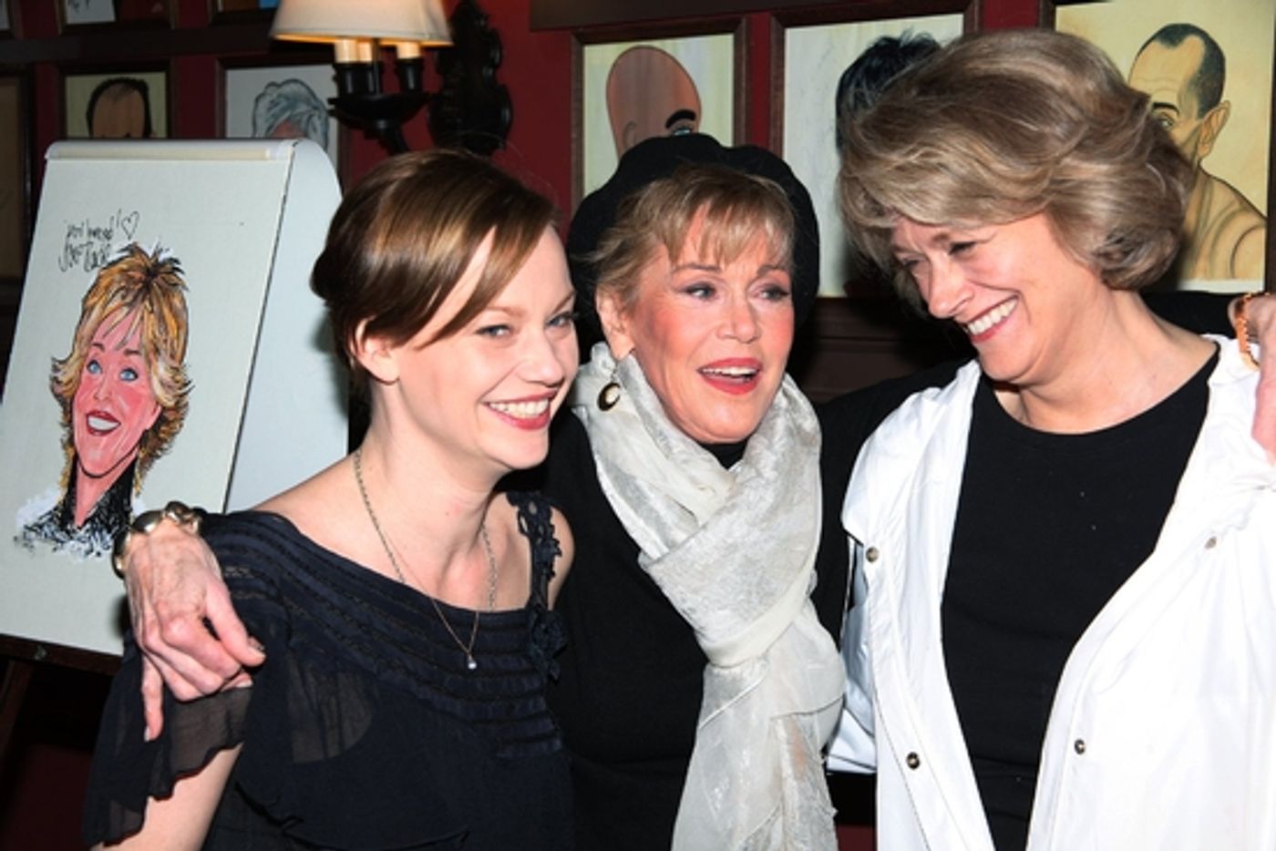 Photo Coverage: 33 Variations Star Jane Fonda's Caricature Unveiled at Sardi's  Image
