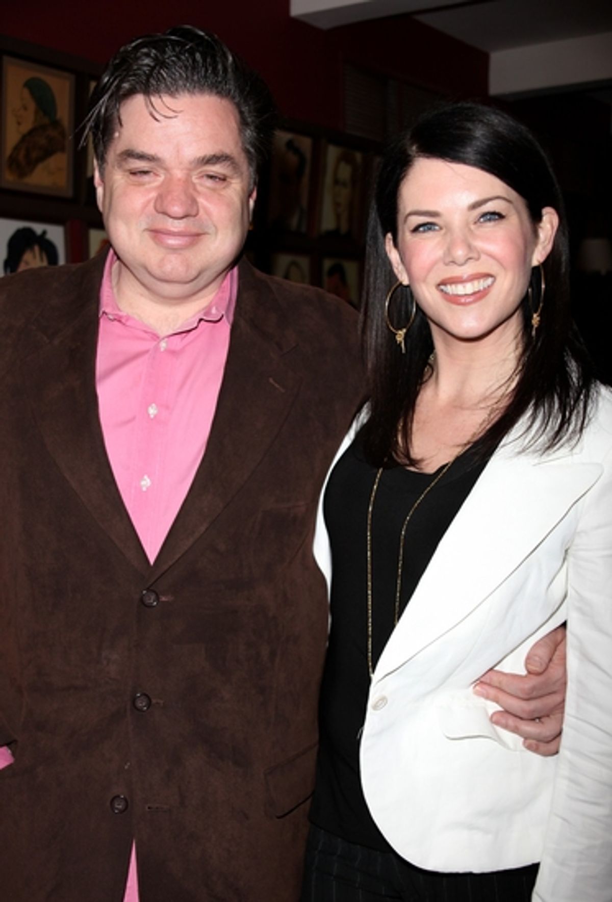 Oliver Platt and Lauren Graham at 