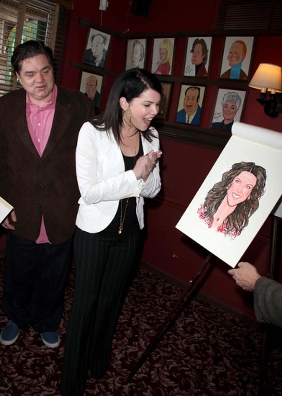 Oliver Platt and Lauren Graham at 