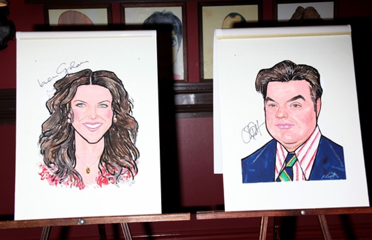 Lauren Graham and Oliver Platt at 
