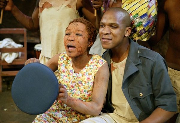 Bongile Mantsai and Chuma Sopotela Photo