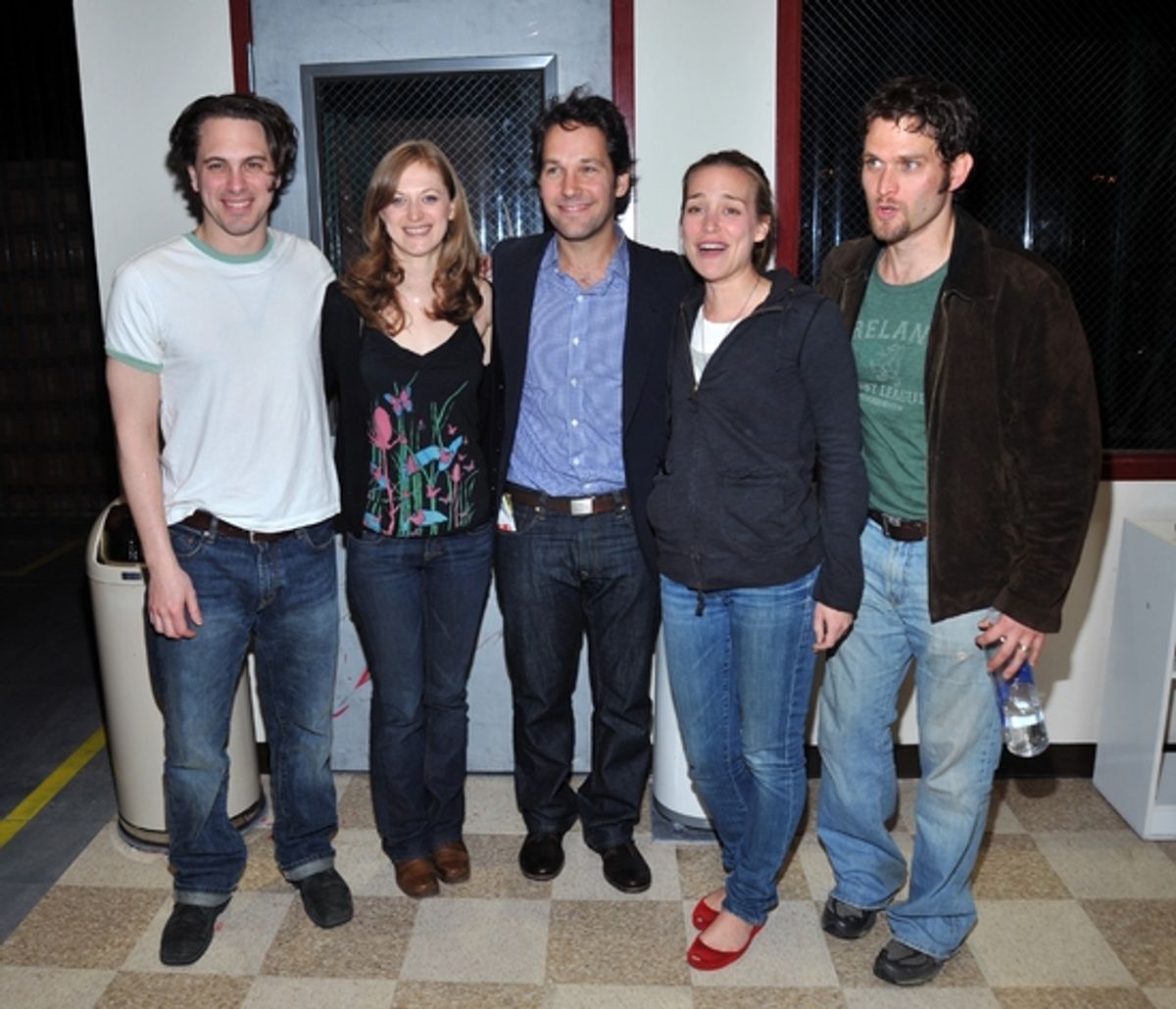Thomas Sadoski, Marin Ireland, Paul Rudd, Piper Perabo and Steven Pasquale at 