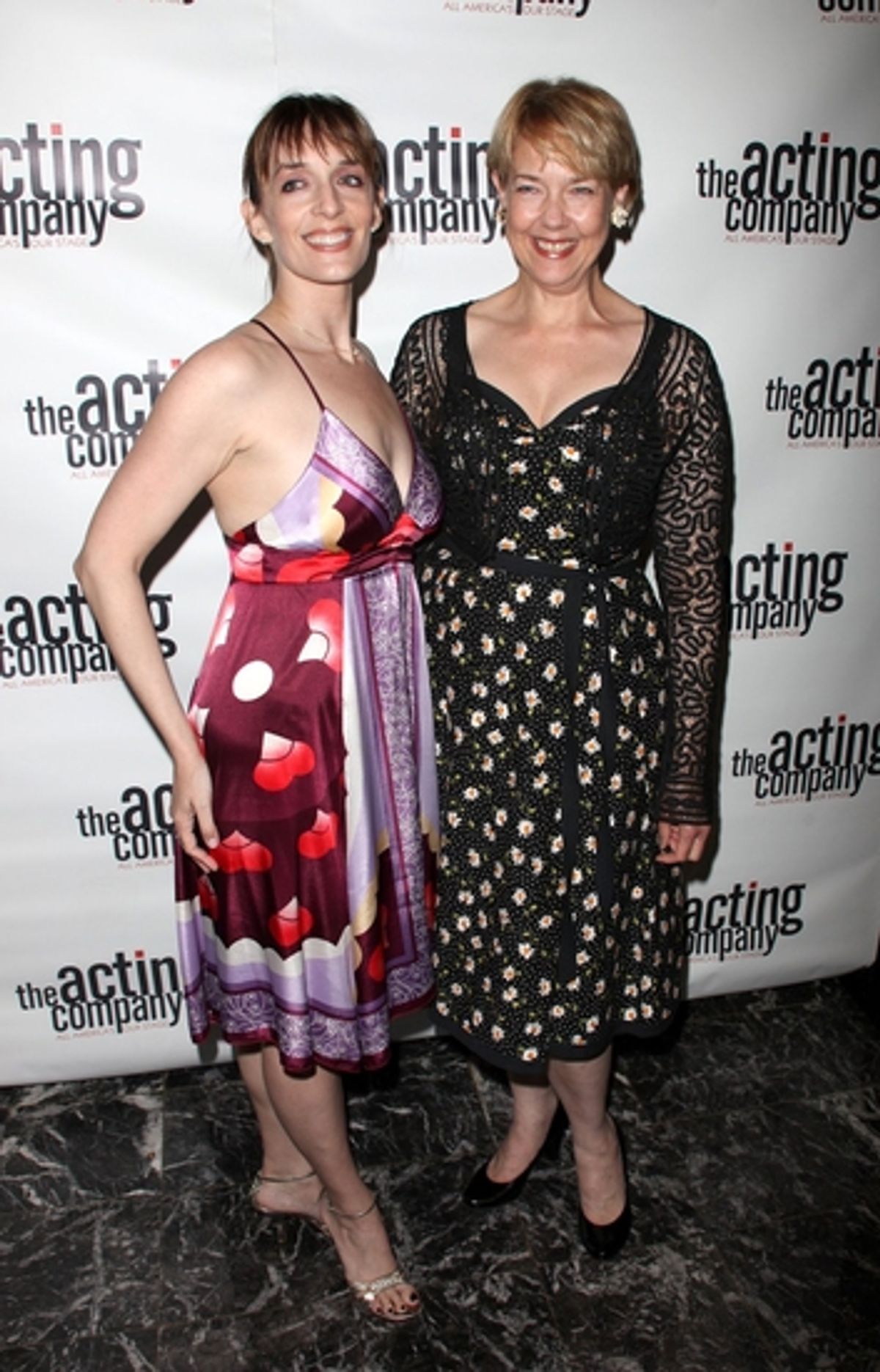 Julia Murney and Harriet Harris at 