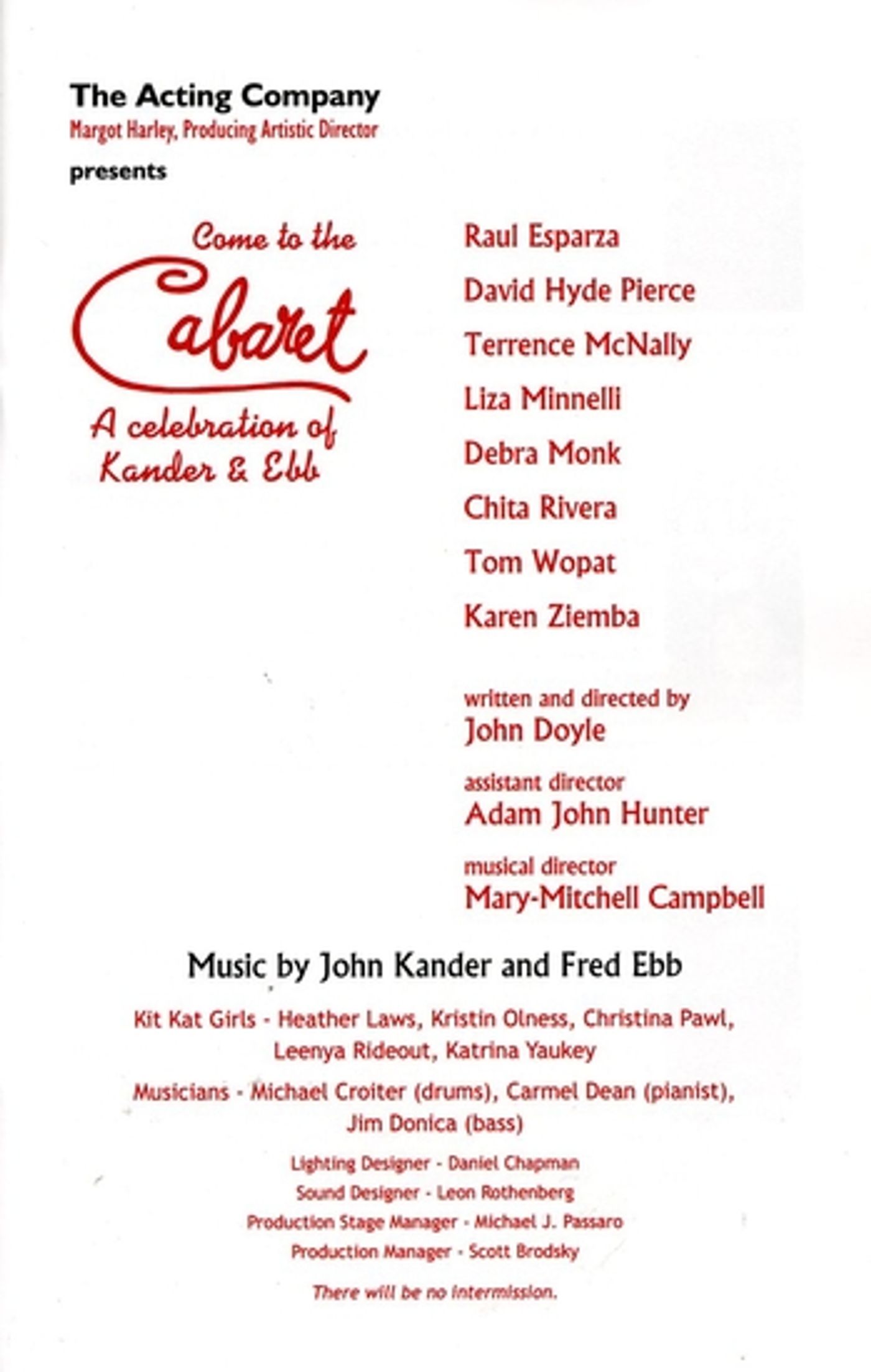 Photo Coverage Kander & Ebb 'COME TO THE CABARET' Benefit - After Party Photo Coverage Kander & Ebb 'COME TO THE CABARET' Benefit - After Party Image